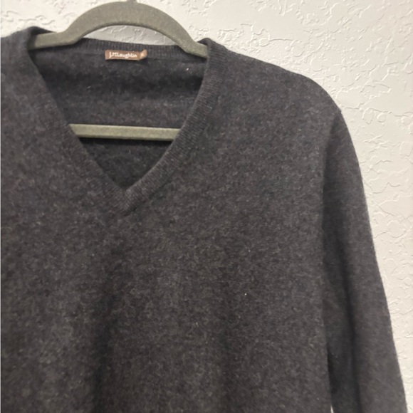 J. McLaughlin Cashmere vneck sweater XL - Picture 2 of 4